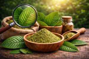 Lee más sobre el artículo Cómo identificar kratom de alta calidad: laboratorio vs indicadores visuales